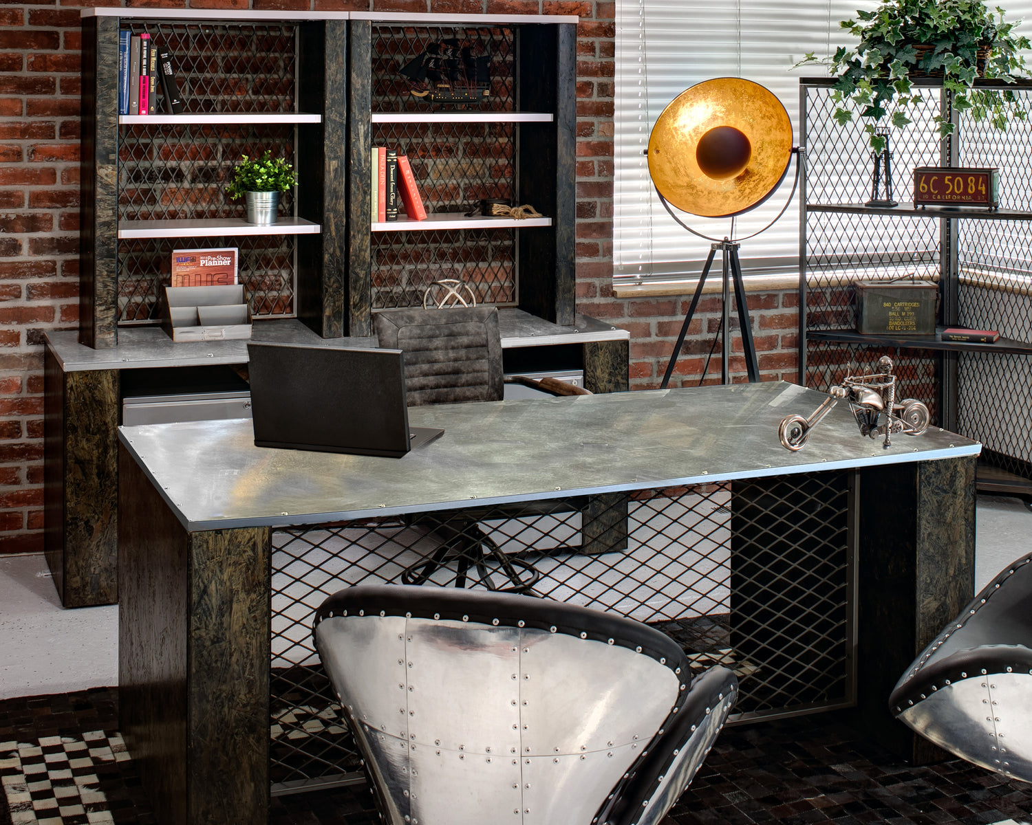 Urban 9-5 Industrial Executive Desk - Item