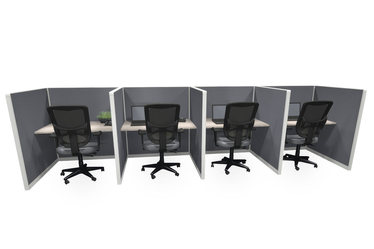 4 Pack Call Center Workstations - Item