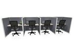 4 Pack Call Center Workstations - Item
