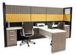 2 Person Double Workstation with shared return - Item