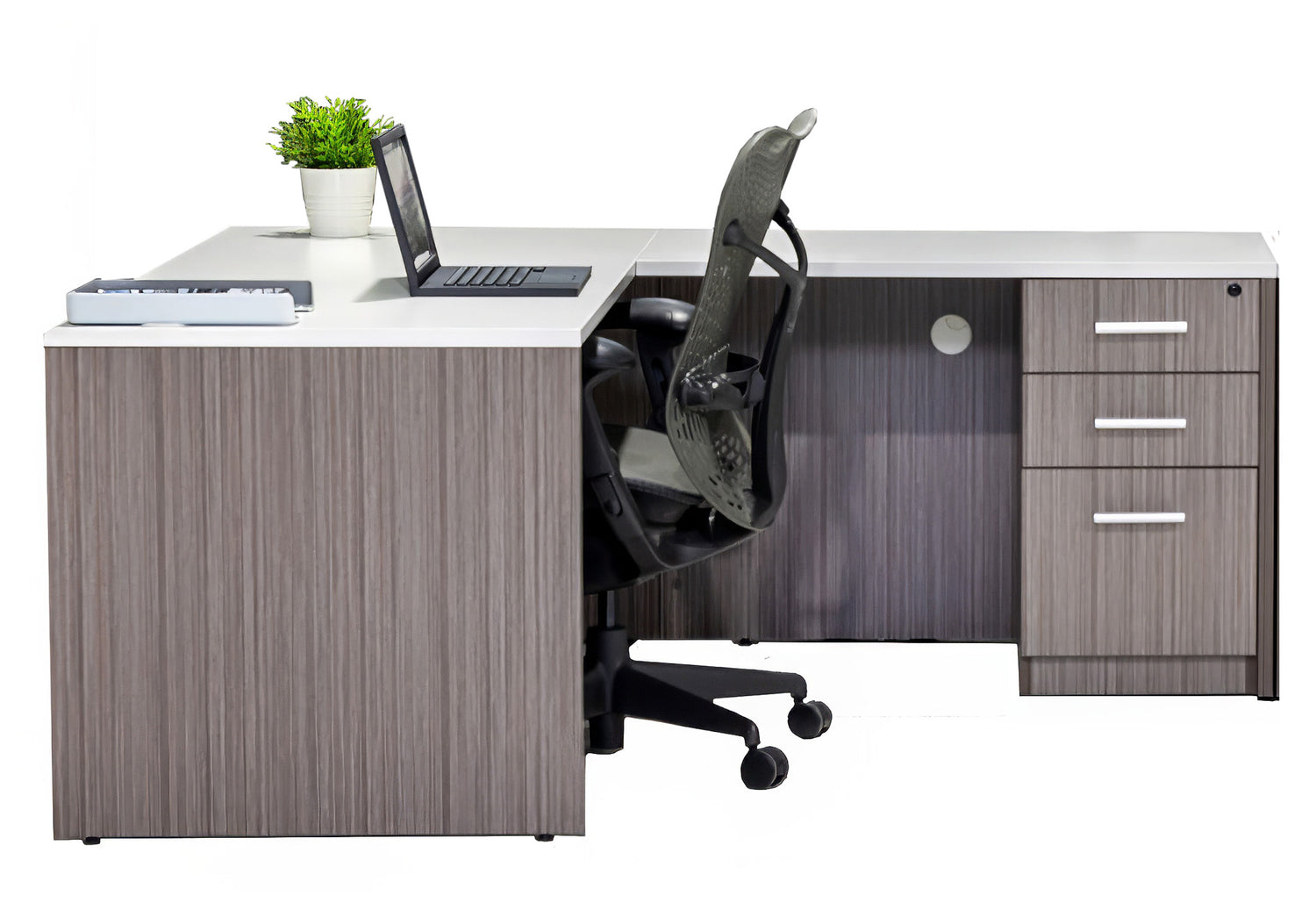 Double or Single L Shape Desk - Item 1360 - Online Office Furniture