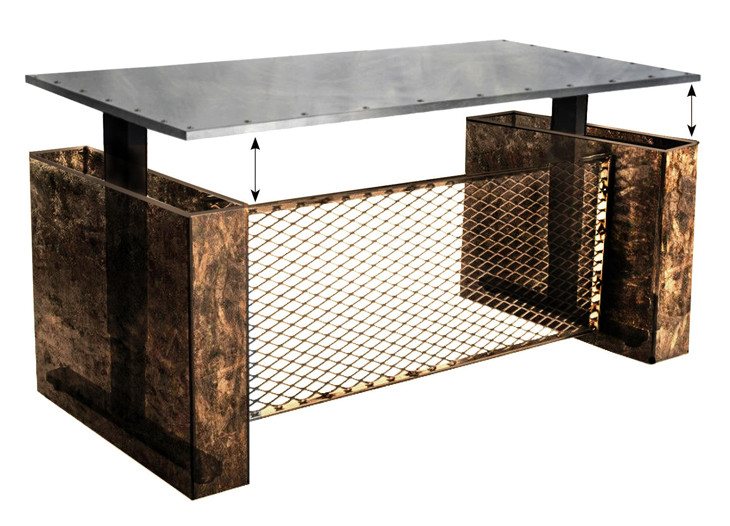 Stand Urban-Industrial Executive Desk