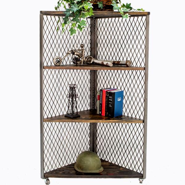 Industrial Corner Bookcase - Item 1352 - Online Office Furniture