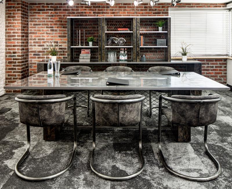 8' Industrial Conference Table - Online Office Furniture