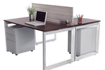 2 Pack Options Workstations with File Storage - Online Office Furniture