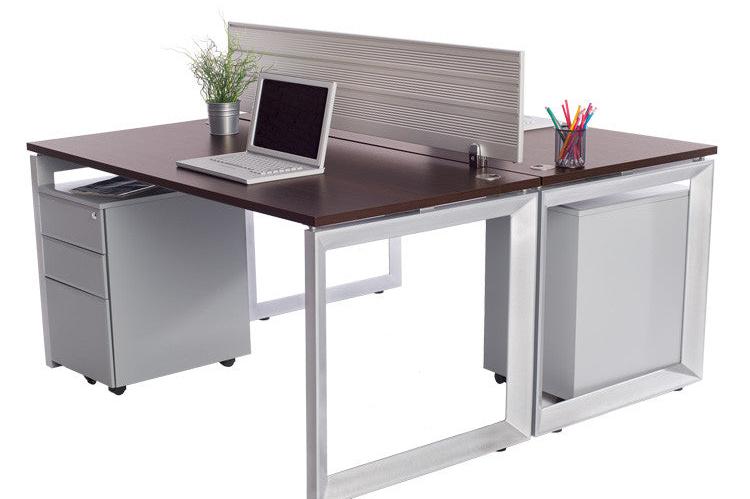 2 Pack Options Workstations with File Storage - Online Office Furniture