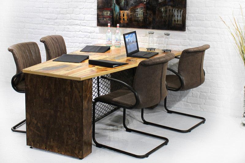 Reclaimed Wood Conference Table - Online Office Furniture