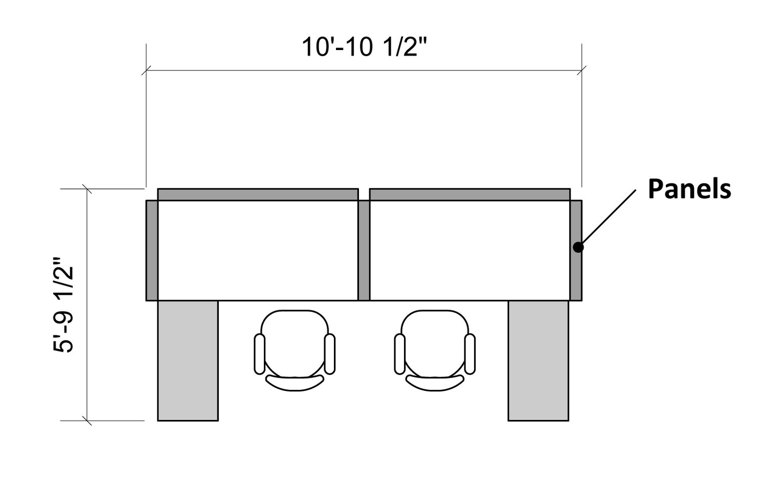 Side-by-Side Workstation with Storage - Online Office Furniture