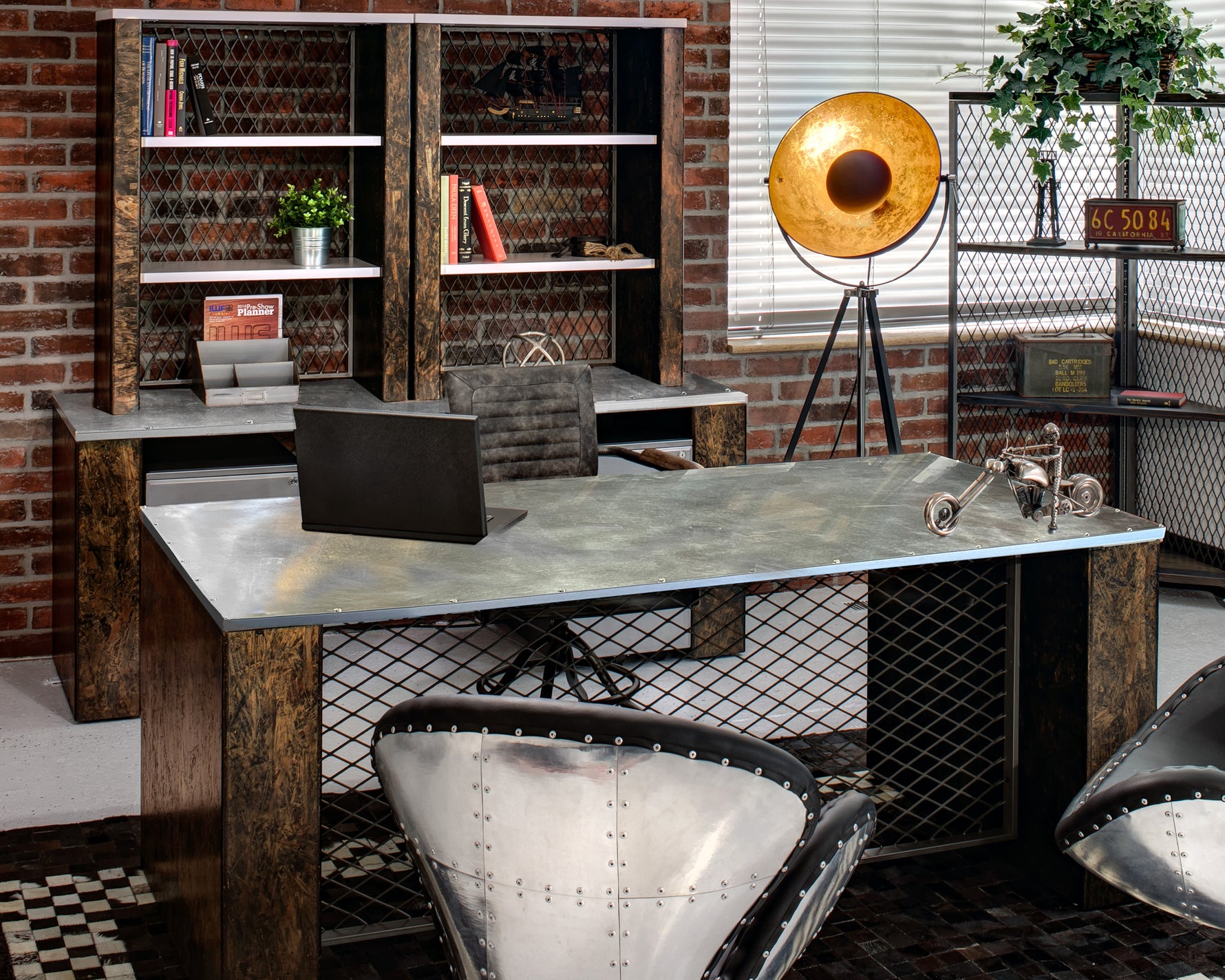Urban 9-5 Industrial Executive Desk - Item 