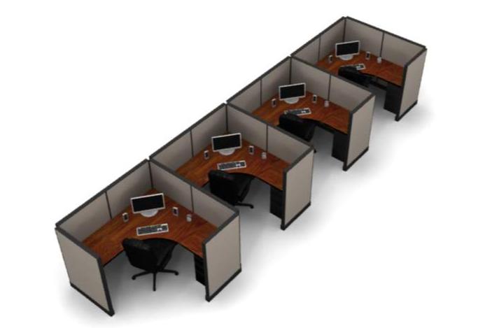 4 Pack Workstations