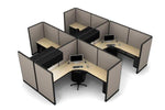 4 pack cubicles