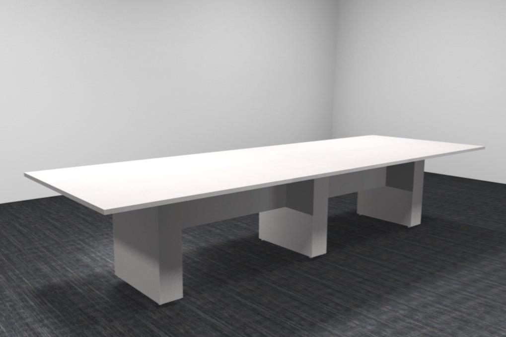 Conference Table with Modesty- Rectangle