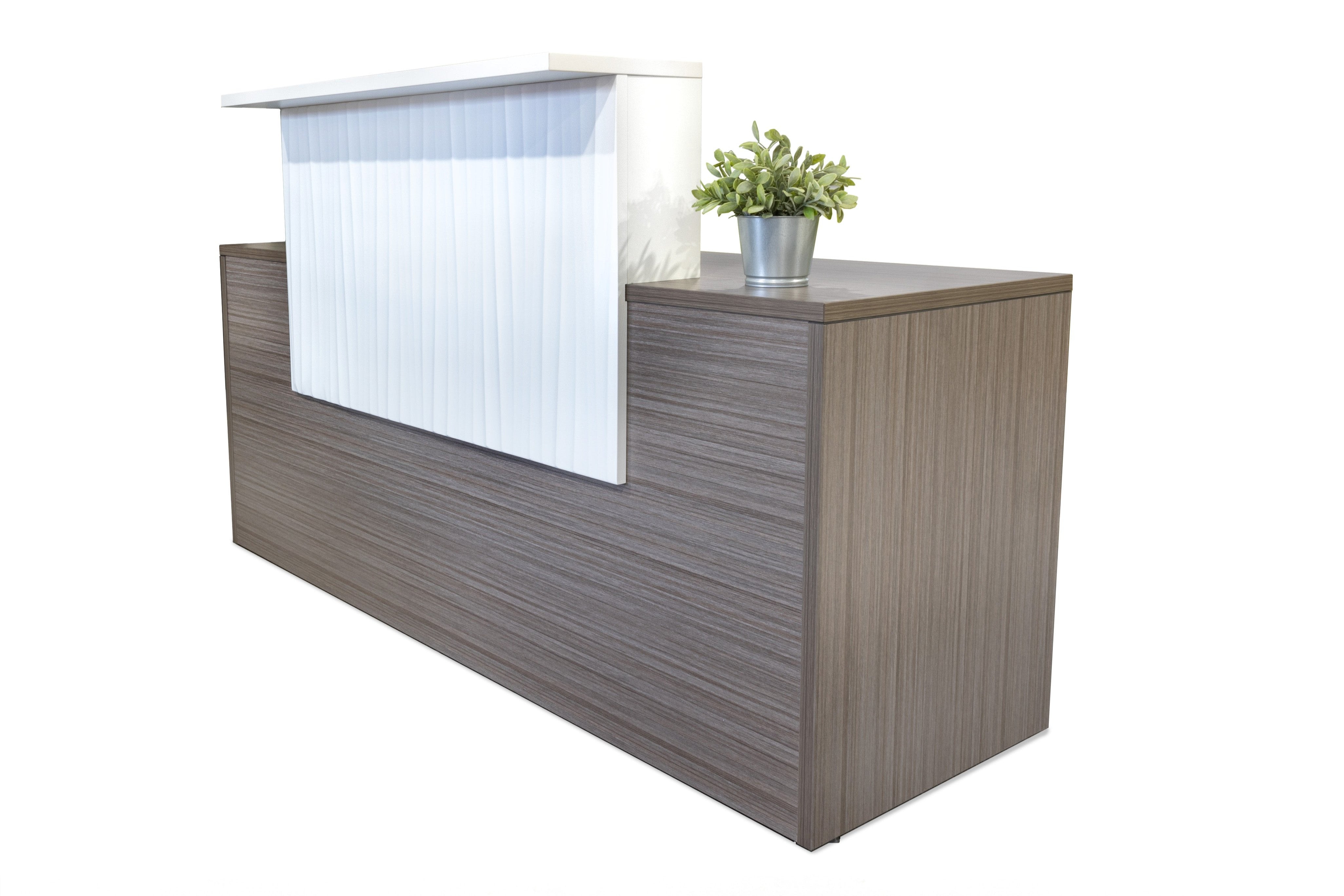 Recption Desk Top Reception Desk with Transaction Top – Online Office Furniture