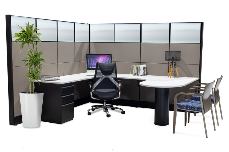 U Shape Executive Desk With or Without Panels