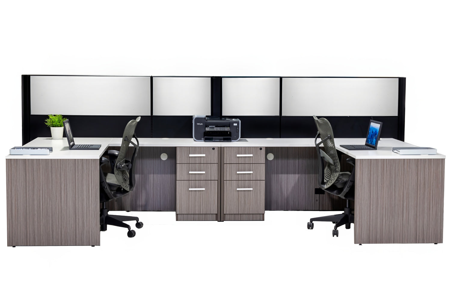 Double or Single L Shape Desk