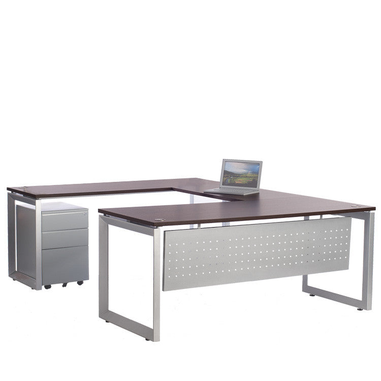 Options Desk with Bridge and Return - Online Office Furniture