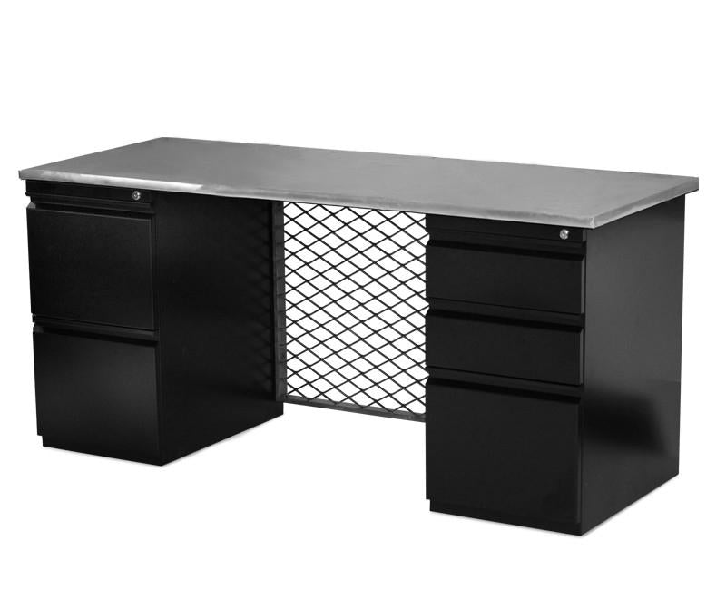 Interurban Aviator Desk with Storage - Online Office Furniture