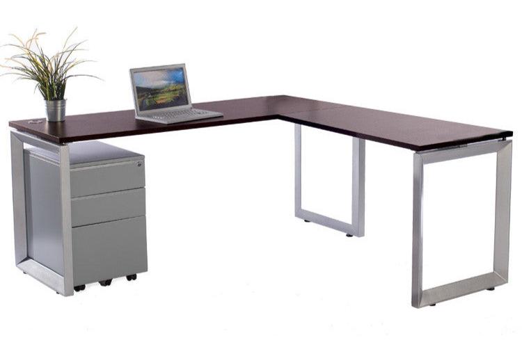 Options L shaped Desk with file - Item #1501 – Online Office Furniture