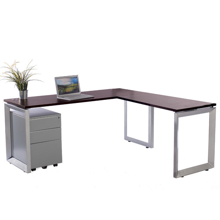 Options L shaped Desk with file - Online Office Furniture
