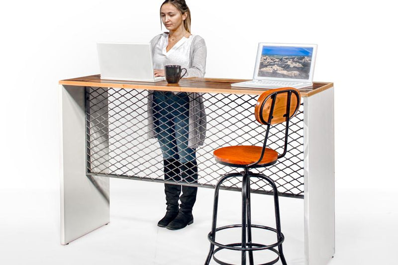 Counter Height Sit or Stand Desk - Online Office Furniture